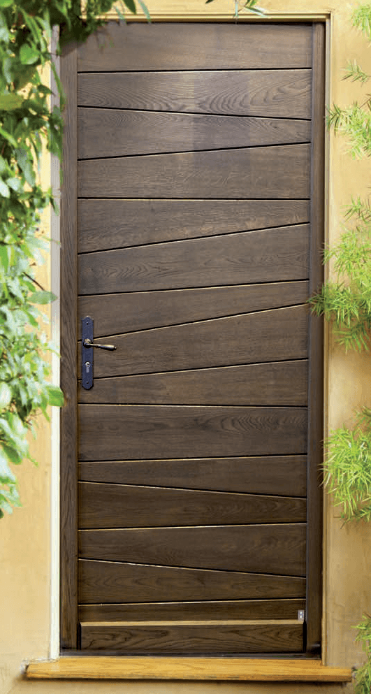 Portes pleines à lames massives